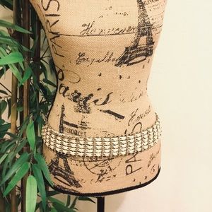 Silver Chain Woven Belt